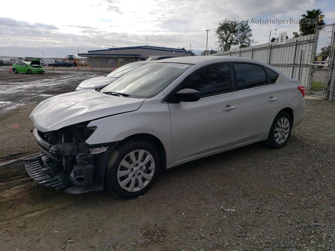 2018 Nissan Sentra S Silver vin: 3N1AB7AP6JY325930