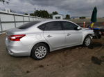 2018 Nissan Sentra S Silver vin: 3N1AB7AP6JY325930