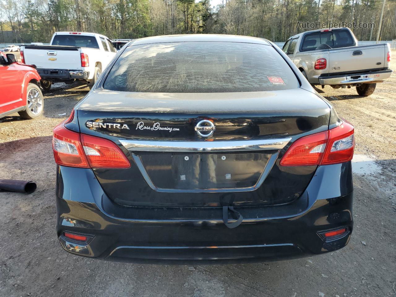 2018 Nissan Sentra S Black vin: 3N1AB7AP6JY330366