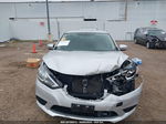 2018 Nissan Sentra S Серебряный vin: 3N1AB7AP6JY340704