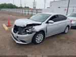 2018 Nissan Sentra S Серебряный vin: 3N1AB7AP6JY340704