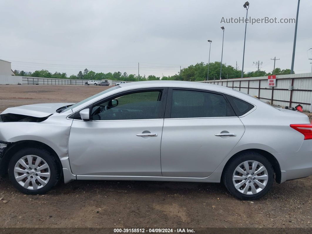 2018 Nissan Sentra S Silver vin: 3N1AB7AP6JY340704