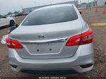 2018 Nissan Sentra S Серебряный vin: 3N1AB7AP6JY340704