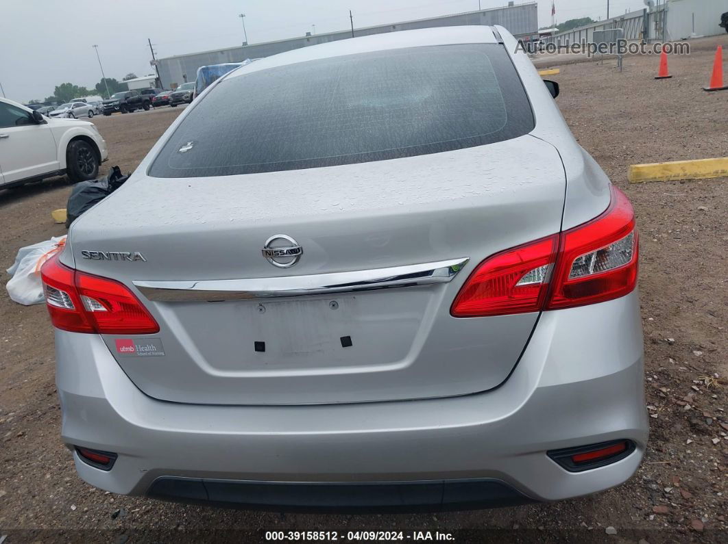 2018 Nissan Sentra S Silver vin: 3N1AB7AP6JY340704