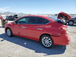 2018 Nissan Sentra S Red vin: 3N1AB7AP6JY341173