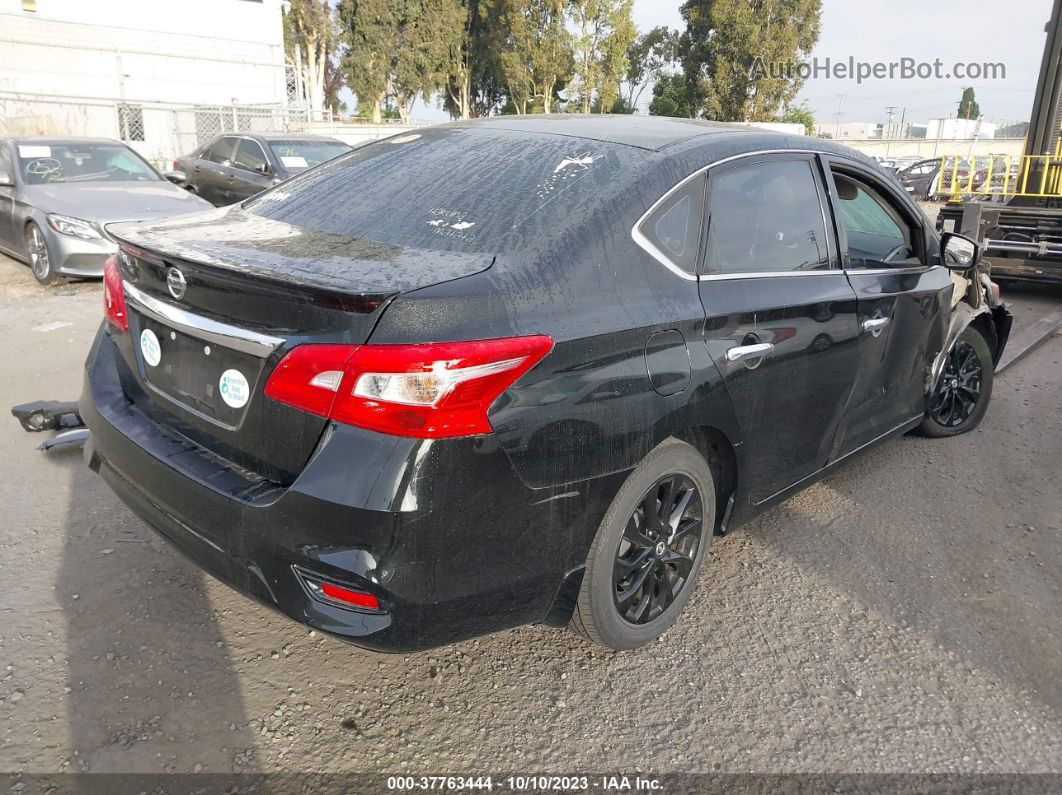 2018 Nissan Sentra S Black vin: 3N1AB7AP6JY346437