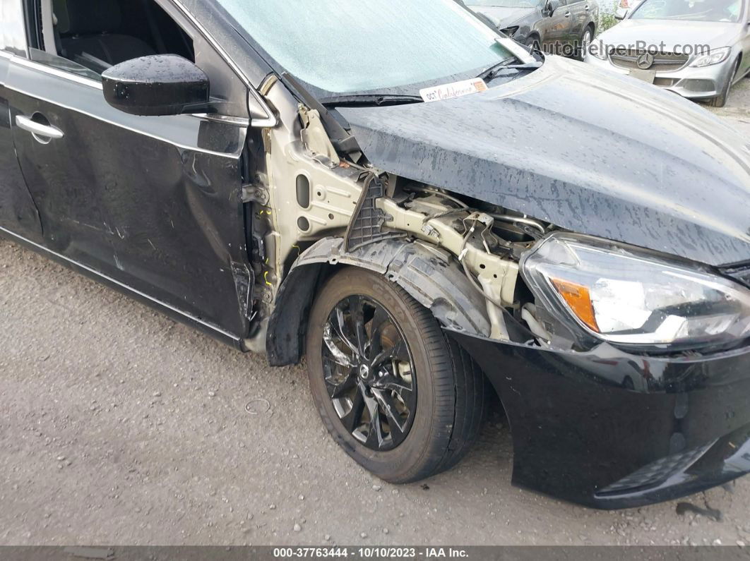 2018 Nissan Sentra S Black vin: 3N1AB7AP6JY346437