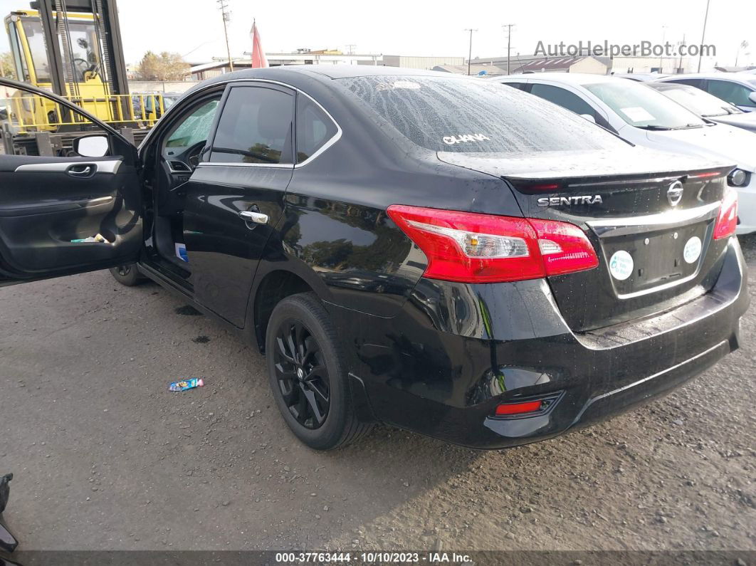 2018 Nissan Sentra S Black vin: 3N1AB7AP6JY346437