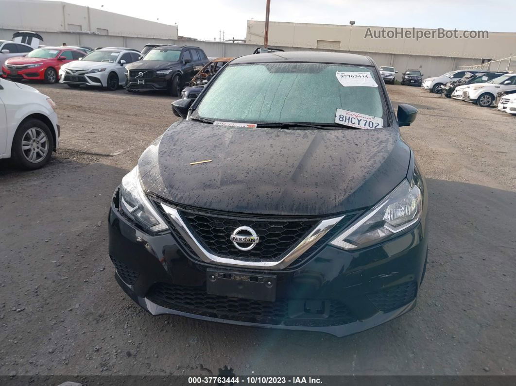 2018 Nissan Sentra S Черный vin: 3N1AB7AP6JY346437