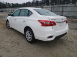 2019 Nissan Sentra S White vin: 3N1AB7AP6KL606950