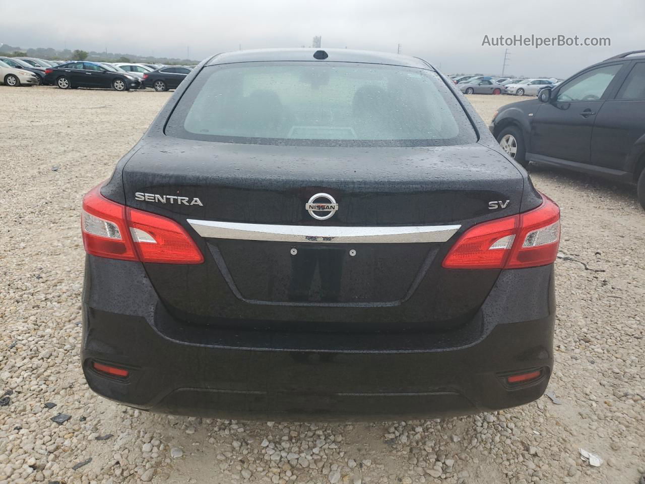 2019 Nissan Sentra S Black vin: 3N1AB7AP6KL614630