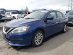 2019 Nissan Sentra S Синий vin: 3N1AB7AP6KY213288