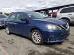 2019 Nissan Sentra S Синий vin: 3N1AB7AP6KY213288