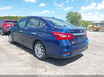 2019 Nissan Sentra Sv Blue vin: 3N1AB7AP6KY217633