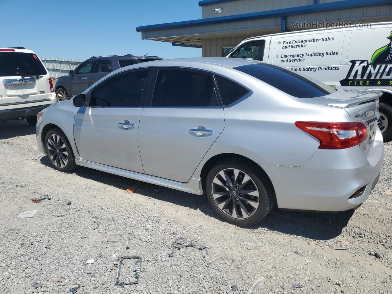 2019 Nissan Sentra S Серебряный vin: 3N1AB7AP6KY218667