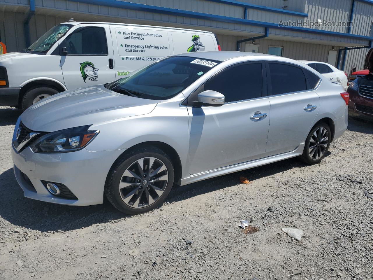 2019 Nissan Sentra S Silver vin: 3N1AB7AP6KY218667