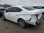 2019 Nissan Sentra S White vin: 3N1AB7AP6KY226266