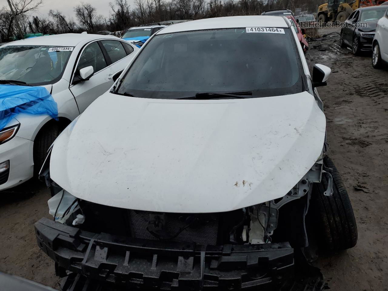 2019 Nissan Sentra S White vin: 3N1AB7AP6KY226266