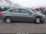 2019 Nissan Sentra Sv Gray vin: 3N1AB7AP6KY233427