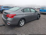 2019 Nissan Sentra Sv Gray vin: 3N1AB7AP6KY233427