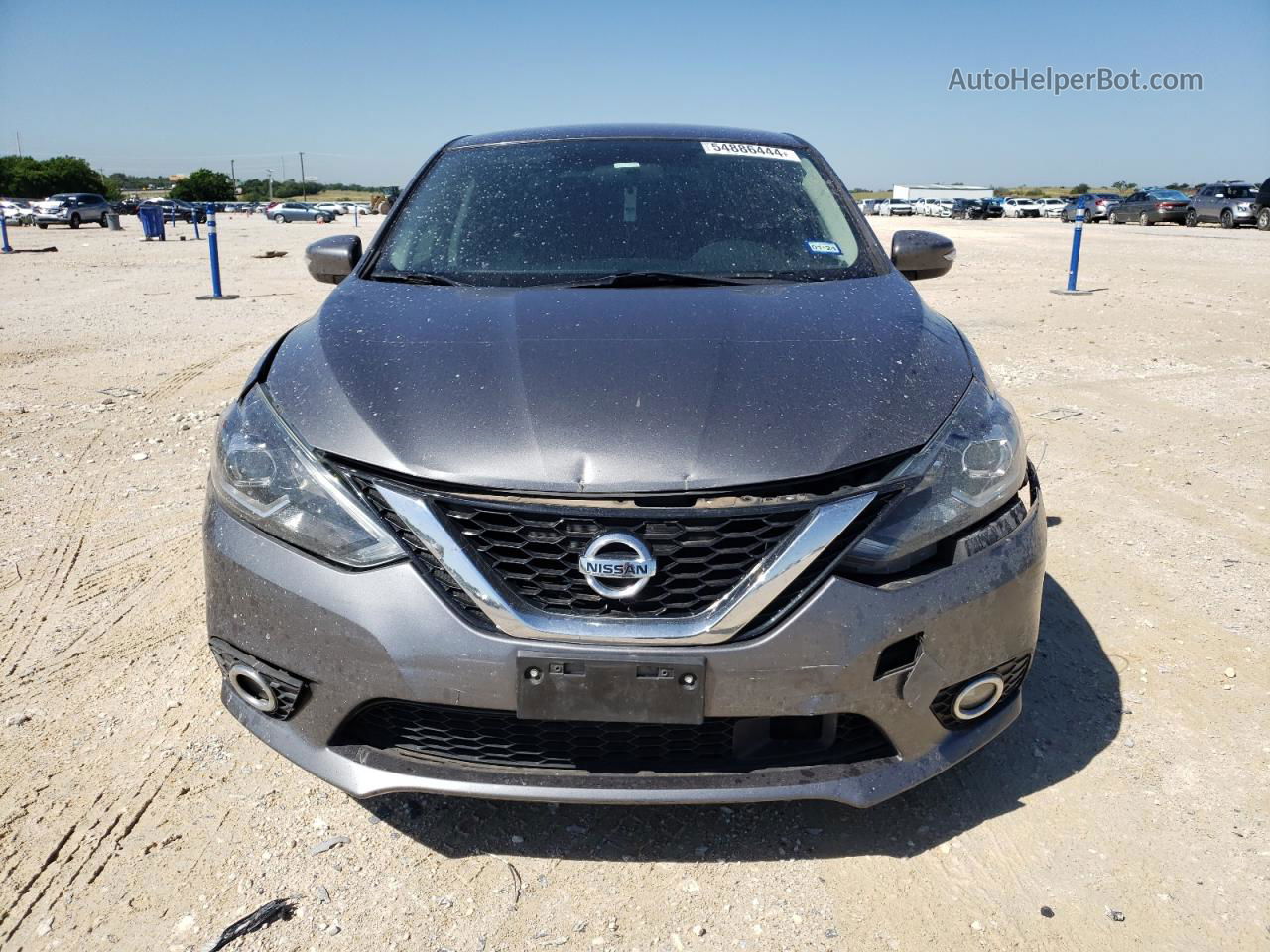 2019 Nissan Sentra S Gray vin: 3N1AB7AP6KY234349