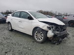 2019 Nissan Sentra S White vin: 3N1AB7AP6KY246209