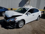 2019 Nissan Sentra S White vin: 3N1AB7AP6KY251653