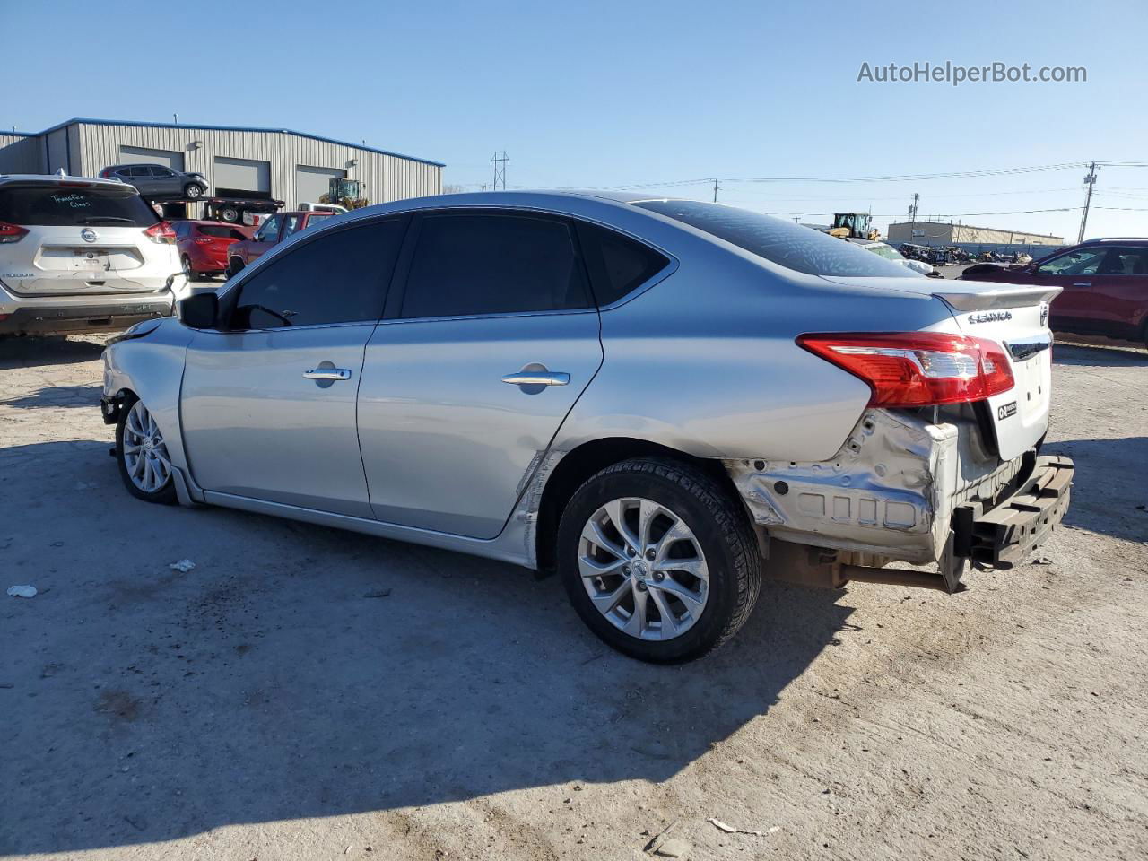 2019 Nissan Sentra S Silver vin: 3N1AB7AP6KY253239