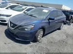 2019 Nissan Sentra S Blue vin: 3N1AB7AP6KY255122