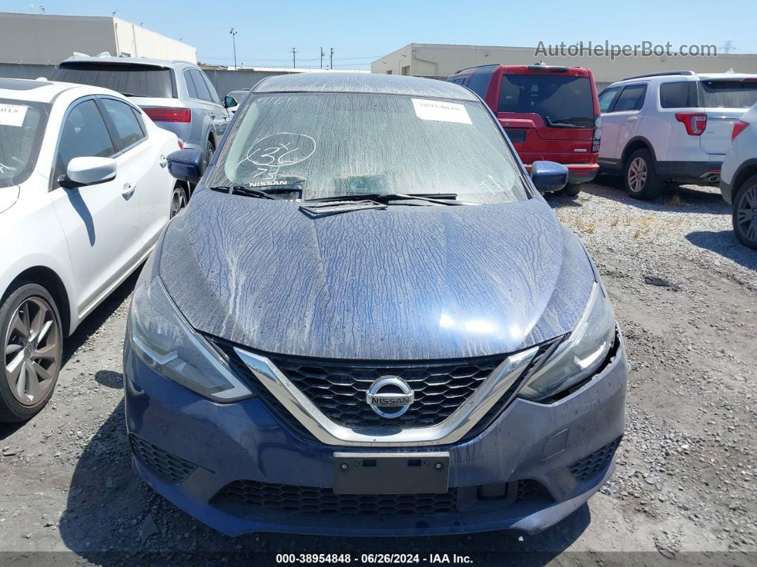 2019 Nissan Sentra S Blue vin: 3N1AB7AP6KY255122