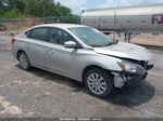 2019 Nissan Sentra S Silver vin: 3N1AB7AP6KY283390