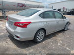 2019 Nissan Sentra S Silver vin: 3N1AB7AP6KY283390