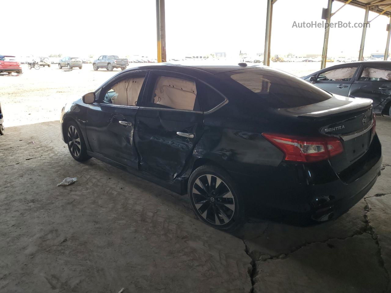 2019 Nissan Sentra S Black vin: 3N1AB7AP6KY290355