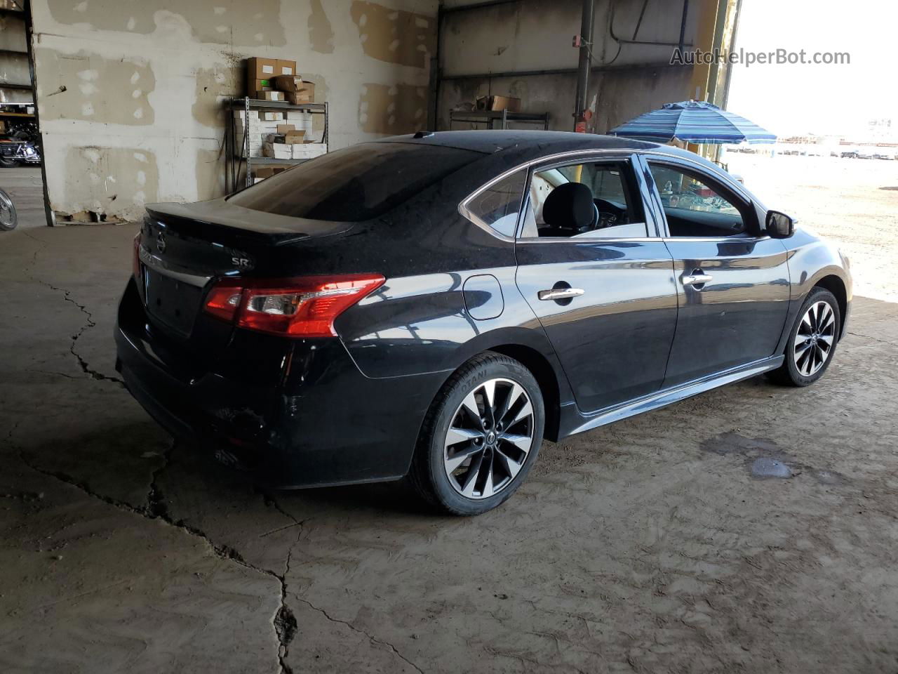 2019 Nissan Sentra S Black vin: 3N1AB7AP6KY290355