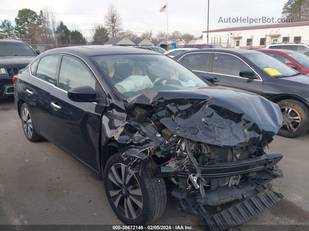 2019 Nissan Sentra Sv Черный vin: 3N1AB7AP6KY292347