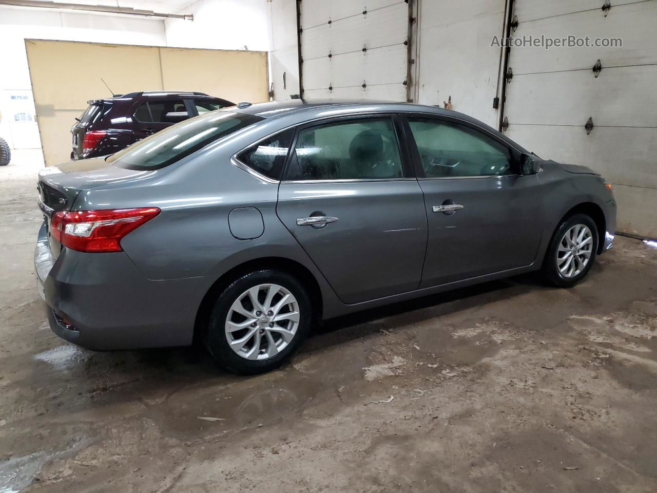 2019 Nissan Sentra S Gray vin: 3N1AB7AP6KY312905