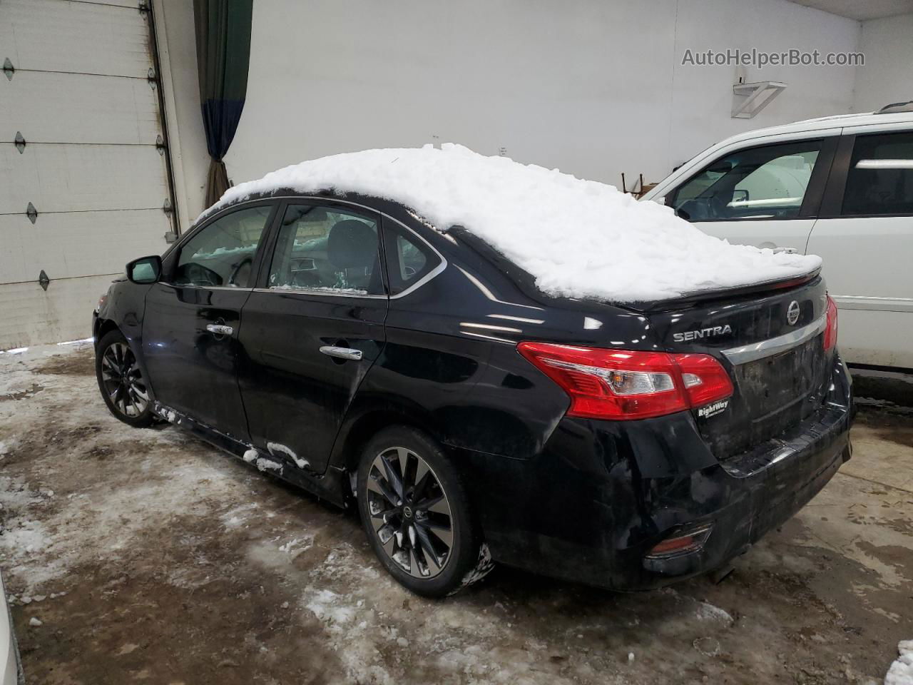 2019 Nissan Sentra S Black vin: 3N1AB7AP6KY320129