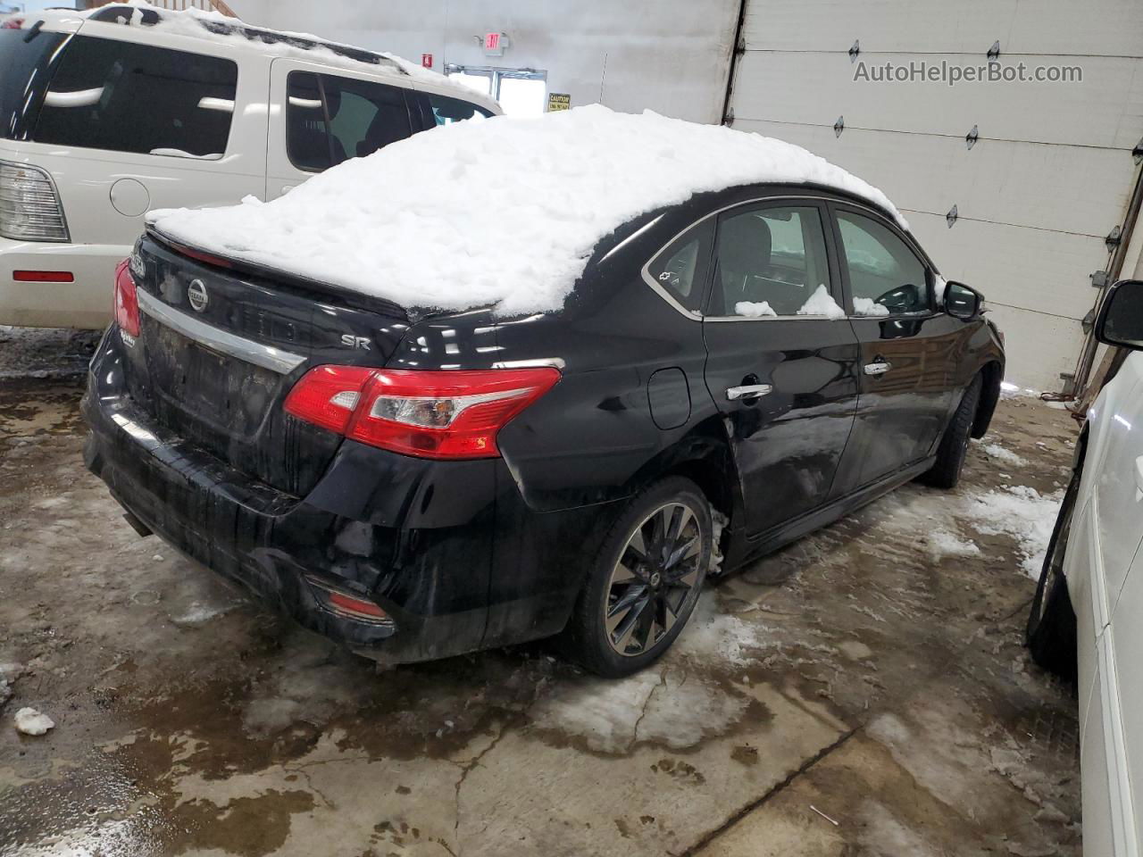 2019 Nissan Sentra S Черный vin: 3N1AB7AP6KY320129