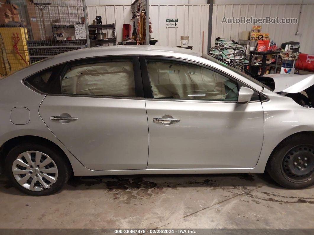 2019 Nissan Sentra S Silver vin: 3N1AB7AP6KY350098