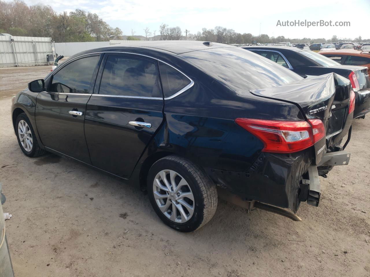 2019 Nissan Sentra S Black vin: 3N1AB7AP6KY358119