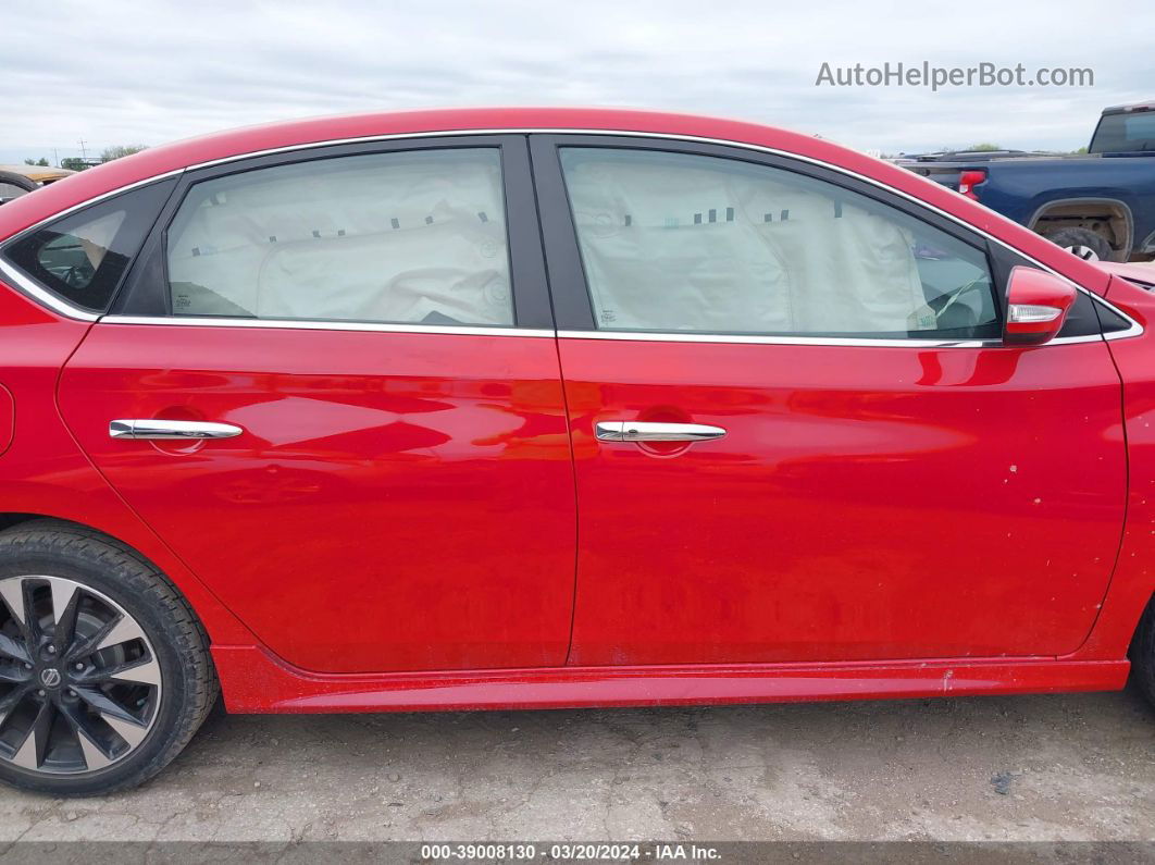 2019 Nissan Sentra Sr Red vin: 3N1AB7AP6KY361392