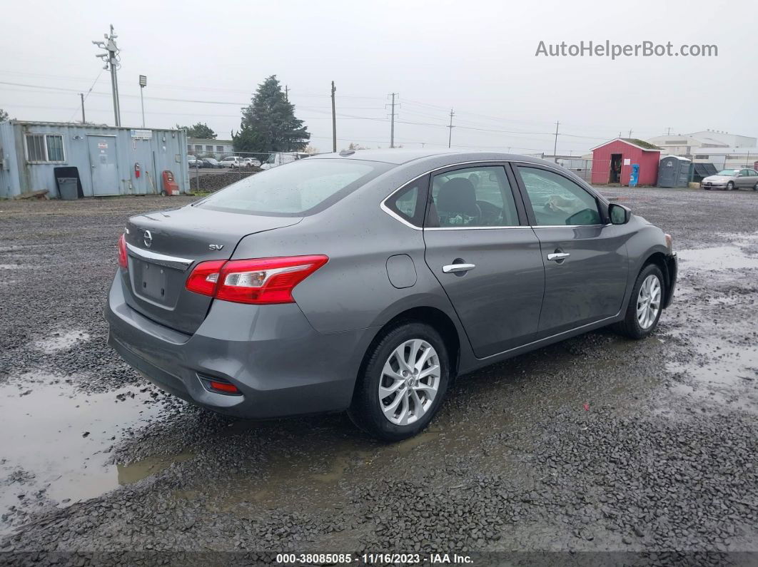 2019 Nissan Sentra Sv Серый vin: 3N1AB7AP6KY369721