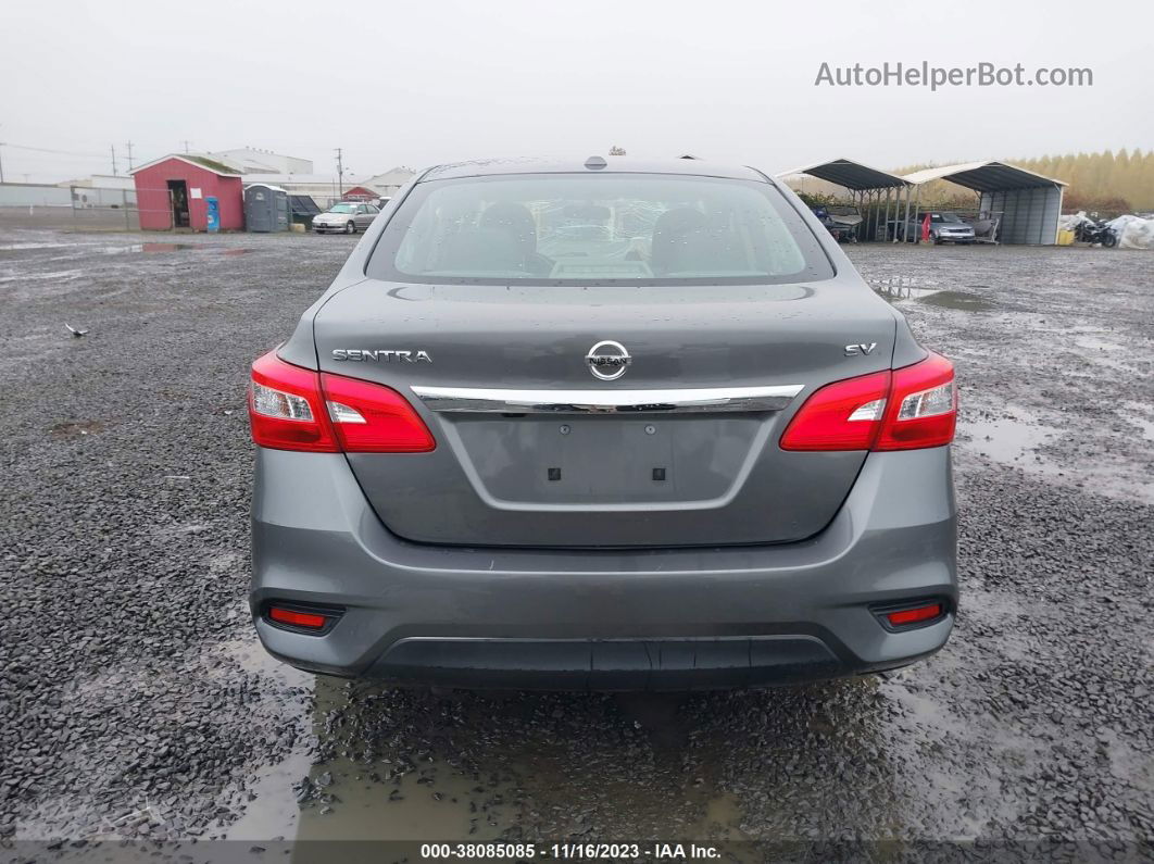 2019 Nissan Sentra Sv Серый vin: 3N1AB7AP6KY369721