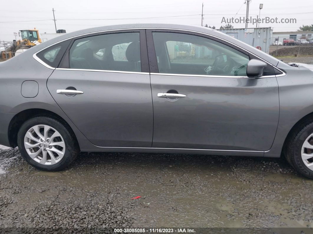 2019 Nissan Sentra Sv Серый vin: 3N1AB7AP6KY369721