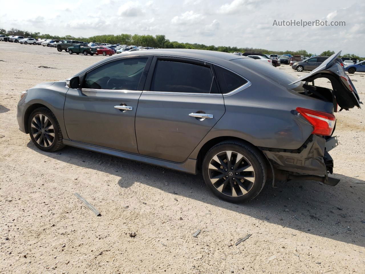 2019 Nissan Sentra S Gray vin: 3N1AB7AP6KY372814