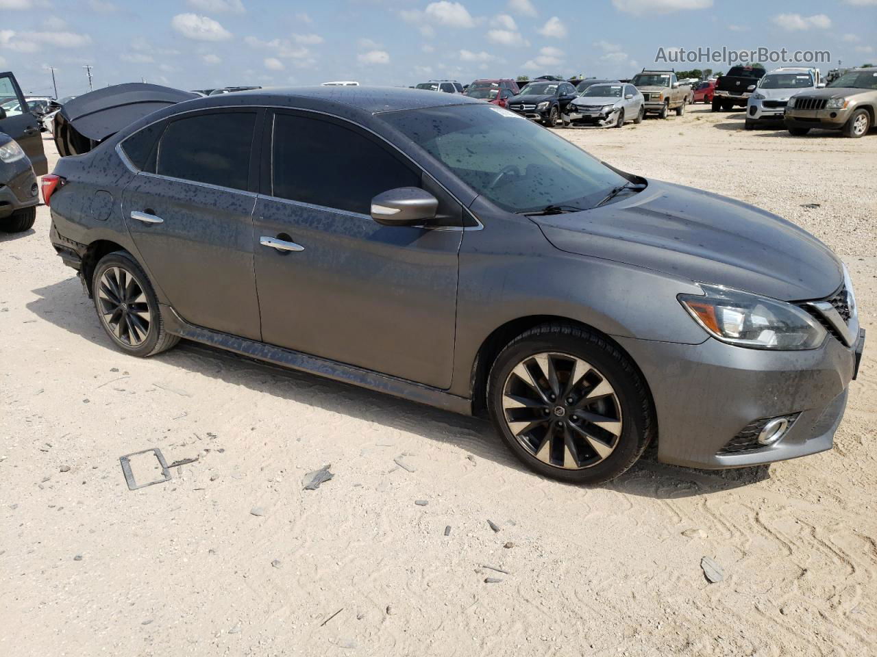 2019 Nissan Sentra S Gray vin: 3N1AB7AP6KY372814