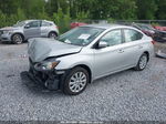 2019 Nissan Sentra S Silver vin: 3N1AB7AP6KY388110