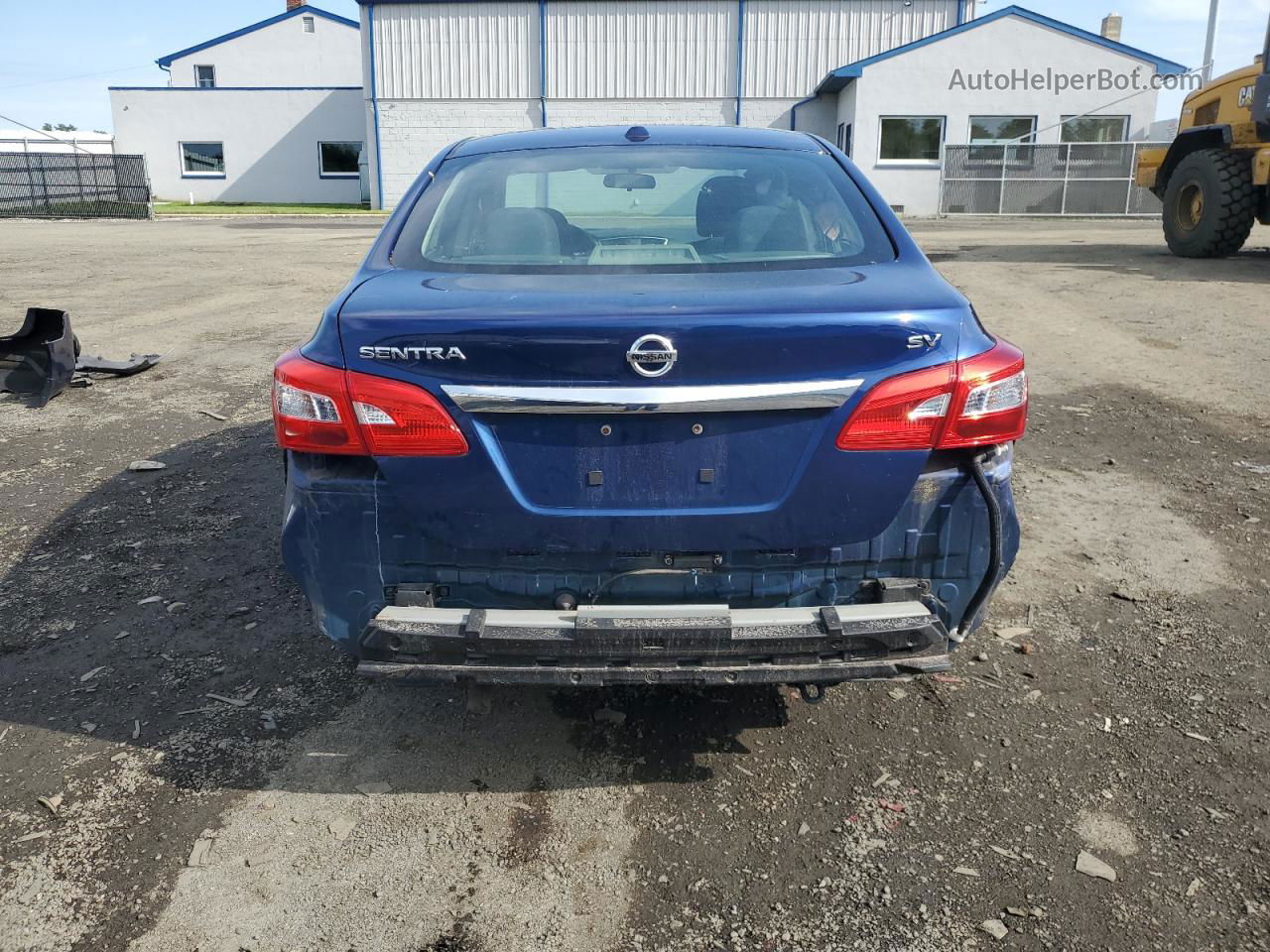 2019 Nissan Sentra S Blue vin: 3N1AB7AP6KY390178