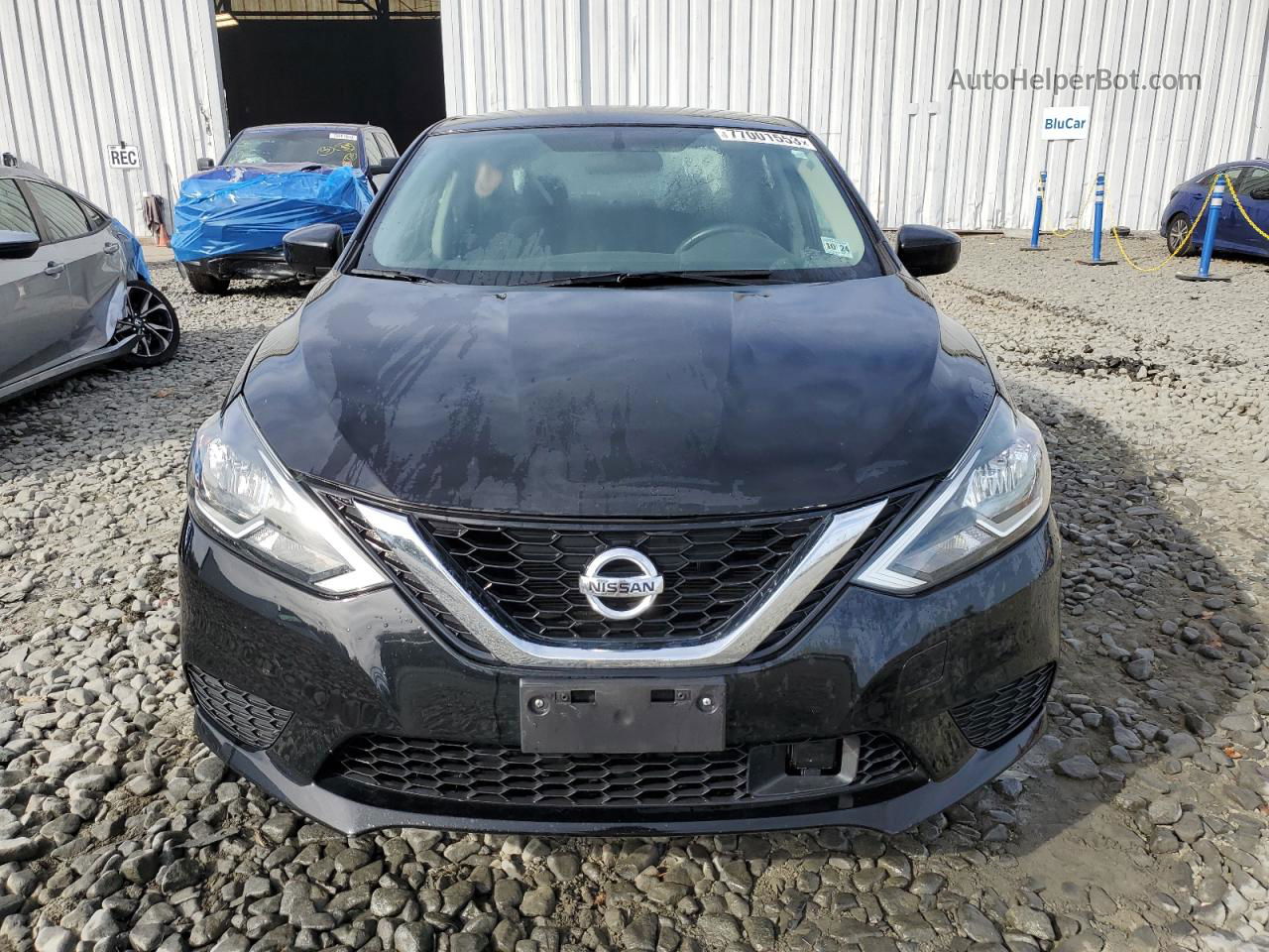 2019 Nissan Sentra S Black vin: 3N1AB7AP6KY402636