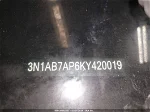 2019 Nissan Sentra S Silver vin: 3N1AB7AP6KY420019